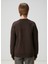 Kahverengi Köpek Nakışlı Sweatshirt 4