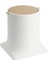 Beyaz Altın Rengi Banyo Çöp Kovası 4 Lt 1