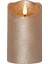 411499 Flamme Rustic Altın Rengi LED Mum 12,5 cm 1