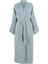 Jasper Çelik Gri Pamuklu Müslin Unisex Bornoz 1