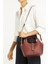 Bordo Logo Detaylı Kadın Çapraz Çanta 2