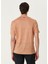 Turuncu Polo Yaka Keten T-Shirt 4