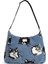 Luna Mavi Siyah Kadın Peluş Çanta 1