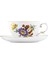 Alt Furstenberg Bunte Blume Porselen Çay Fincanı 1