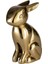 427308 Vohilava Altın Rengi Tavşan Dekoratif Obje 22 cm 1