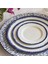 Serengeti Feathered Beyaz Porselen Tabak 20 cm 2