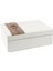 Beyaz Ekose Deri Takı Kutusu 30X11 cm 1