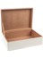 Beyaz Ekose Deri Takı Kutusu 30X11 cm 2