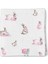 %100 Pamuk Bebe Lapin Rose Müslin Bebek Örtüsü 120X120 cm 1