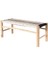Kasia Macrame Natural Siyah Bench 1