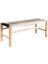 Kasia Macrame Natural Siyah Bench 3