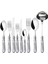 Aladdin Gri Gümüş 75 Parça Çatal Kaşık Bıçak Seti 1