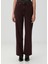 Logan Wide Leg Bordo Jean Pantolon 2
