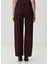 Logan Wide Leg Bordo Jean Pantolon 4