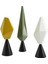 Miras Doğa Beyaz Sarı Yeşil Dekoratif Ağaçlar Seti 2