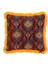 Ornella Ottoman Turuncu Saçaklı Etnik Desenli Kırlent 50 x 50 cm 1