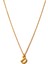 Alphabet Pendant Letter Small D Harfi Detaylı 14 Ayar Altın Kadın Kolye 1