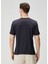 Regular Fit Lacivert Basic T-Shirt 4