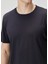 Regular Fit Lacivert Basic T-Shirt 5