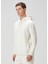 Classic Fit Açık Gri Kapüşonlu Sweatshirt 3