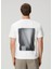 Beyaz Kontrast Baskılı T-Shirt 4