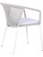 Wo Hug Beyaz Alüminyum Bahçe Sandalyesi 3