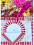 Dekoratif Candy Serisi Keten Pembe Kırmızı Damalı Servis Peçetesi 40X40 cm 3