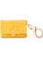 Sarı Sepet Örgü Deri Kadın Cüzdan 1