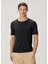 Regular Fit Siyah Basic T-Shirt 1