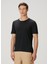 Regular Fit Siyah Basic T-Shirt 3