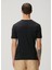 Regular Fit Siyah Basic T-Shirt 4