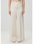 Krem Wide Leg Pantolon 2