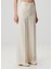 Krem Wide Leg Pantolon 3