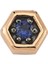 Honeycomb Kadın Safir Altın Piercing 1