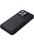Full Wrap iPhone 16 Black cc Deri Telefon Kılıfı 2