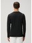 Regular Fit Siyah Uzun Kollu T-Shirt 4