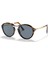 Kahverengi Tortoise Desenli Unisex Güneş Gözlüğü 1