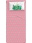 Cactopia Pembe Mint Pamuk Saten Unisex Çocuk Çarşaf Seti 90 x 190 cm 1
