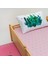 Cactopia Pembe Mint Pamuk Saten Unisex Çocuk Çarşaf Seti 90 x 190 cm 2