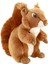 Oturan Sincap Peluş Oyuncak 26 cm 1