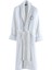 Lombardia Beyaz Pamuklu Nakışlı Unisex Bukle Bornoz 1