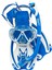 Rocks Unisex Çocuk Maske Palet Şnorkel Seti 1