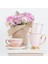 Blush Stripes 24 Ayar Altın Kaplama Mug 2