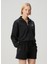 Siyah Fermuarlı Sweatshirt 1