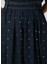 Jistudine Lacivert Midi Etek 5
