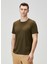 Regular Fit Koyu Yeşil Basic T-Shirt 1