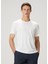 Regular Fit Beyaz Basic T-Shirt 1