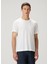 Regular Fit Beyaz Basic T-Shirt 3