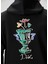 Vase Siyah Kapüşonlu Nakışlı Sweatshirt 6