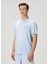 Relaxed Fit Açık Mavi T-Shirt 1
